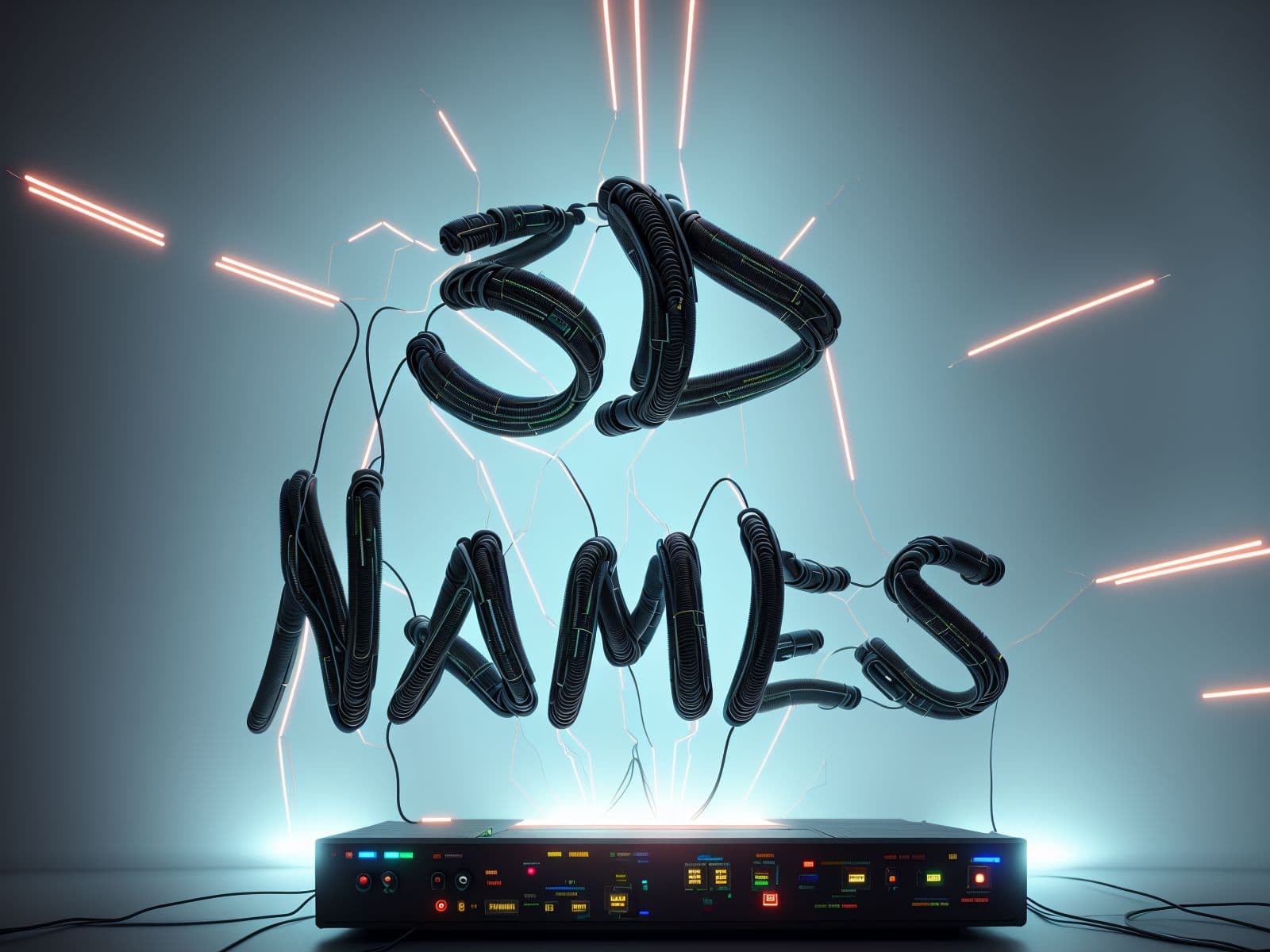 3D Names Background Image